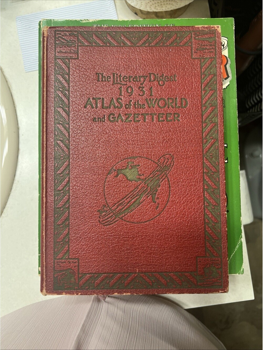The Literary Digest Atlas Of The World And Gazetteer By Rand McNally and Co.1931